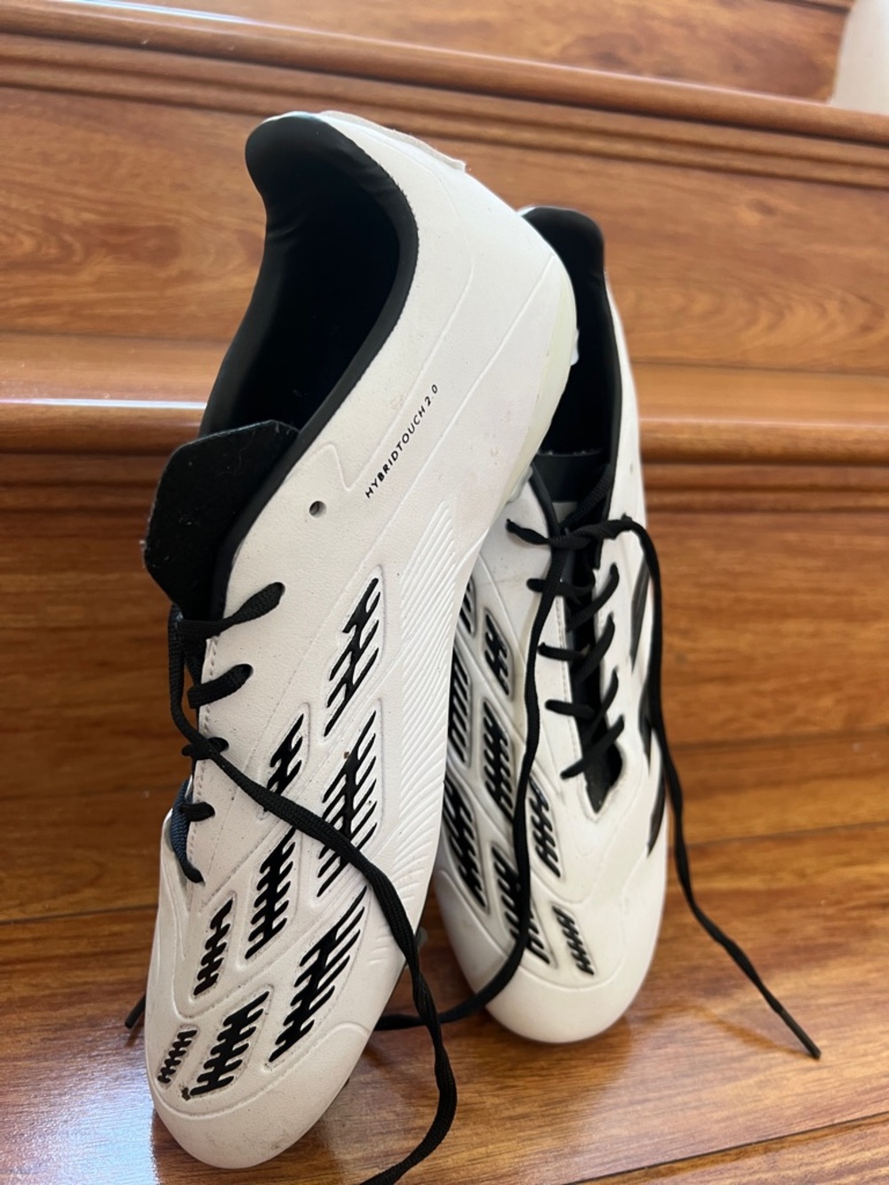 adidas White and Black Men's Athletic Shoes